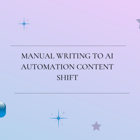Manual Writing to AI Automation Content Shift